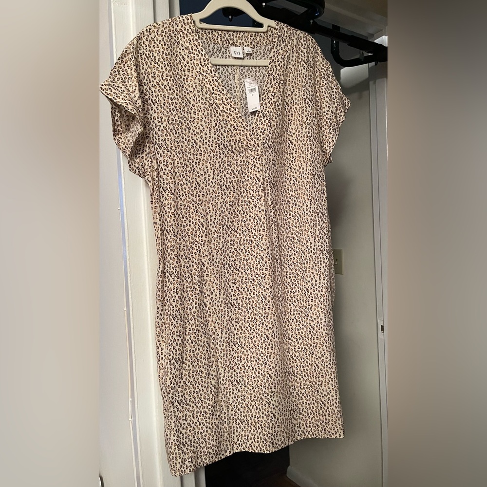 Gap cheetah print dress